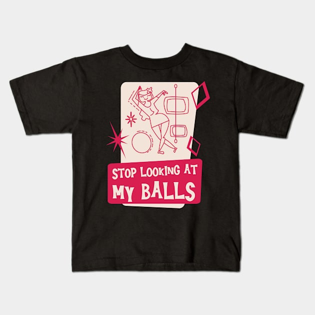 Bowling Lover Gift Idea Kids T-Shirt by Emmi Fox Designs